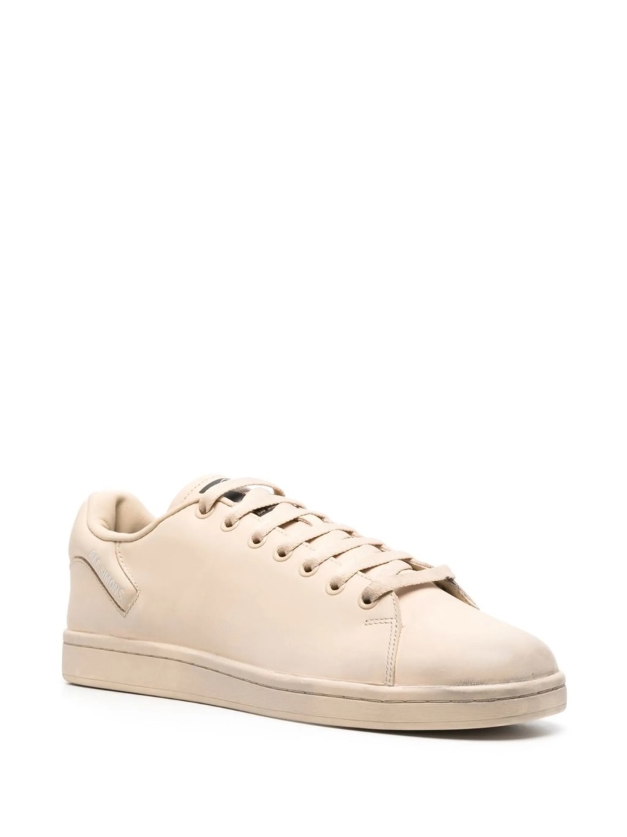 Sneakers Raf Simons neutri din piele - Img 2