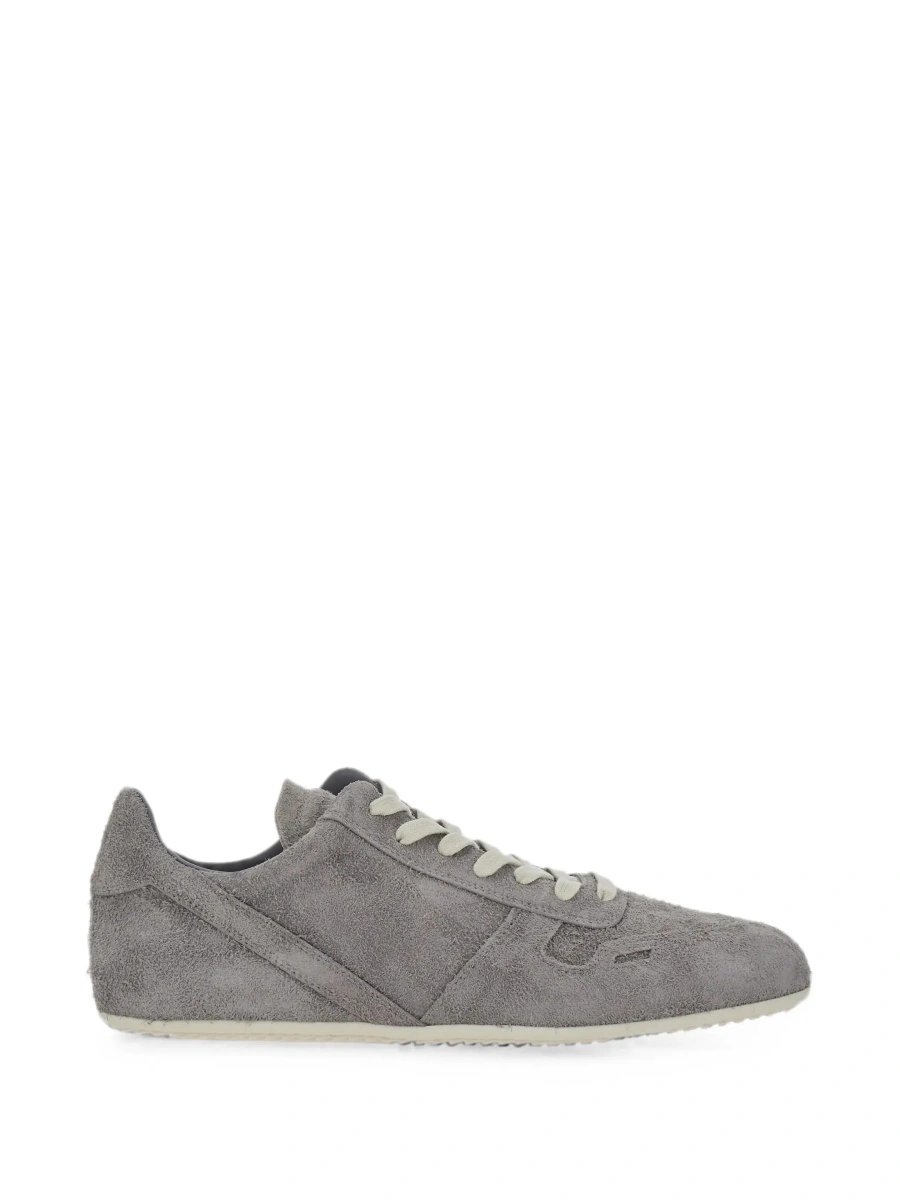 Sneakers Rick Owens gri din piele intoarsa - Img 8