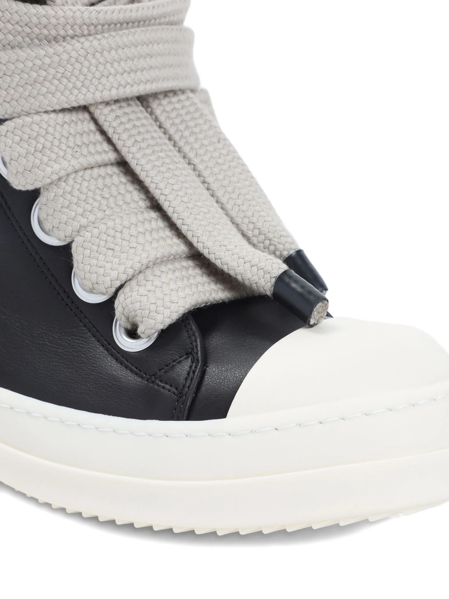 Sneakers Rick Owens negri din piele - Img 3