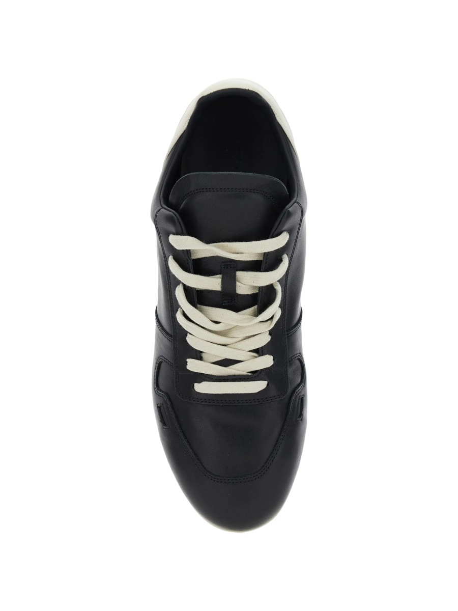 Sneakers Rick Owens negri din piele - Img 4