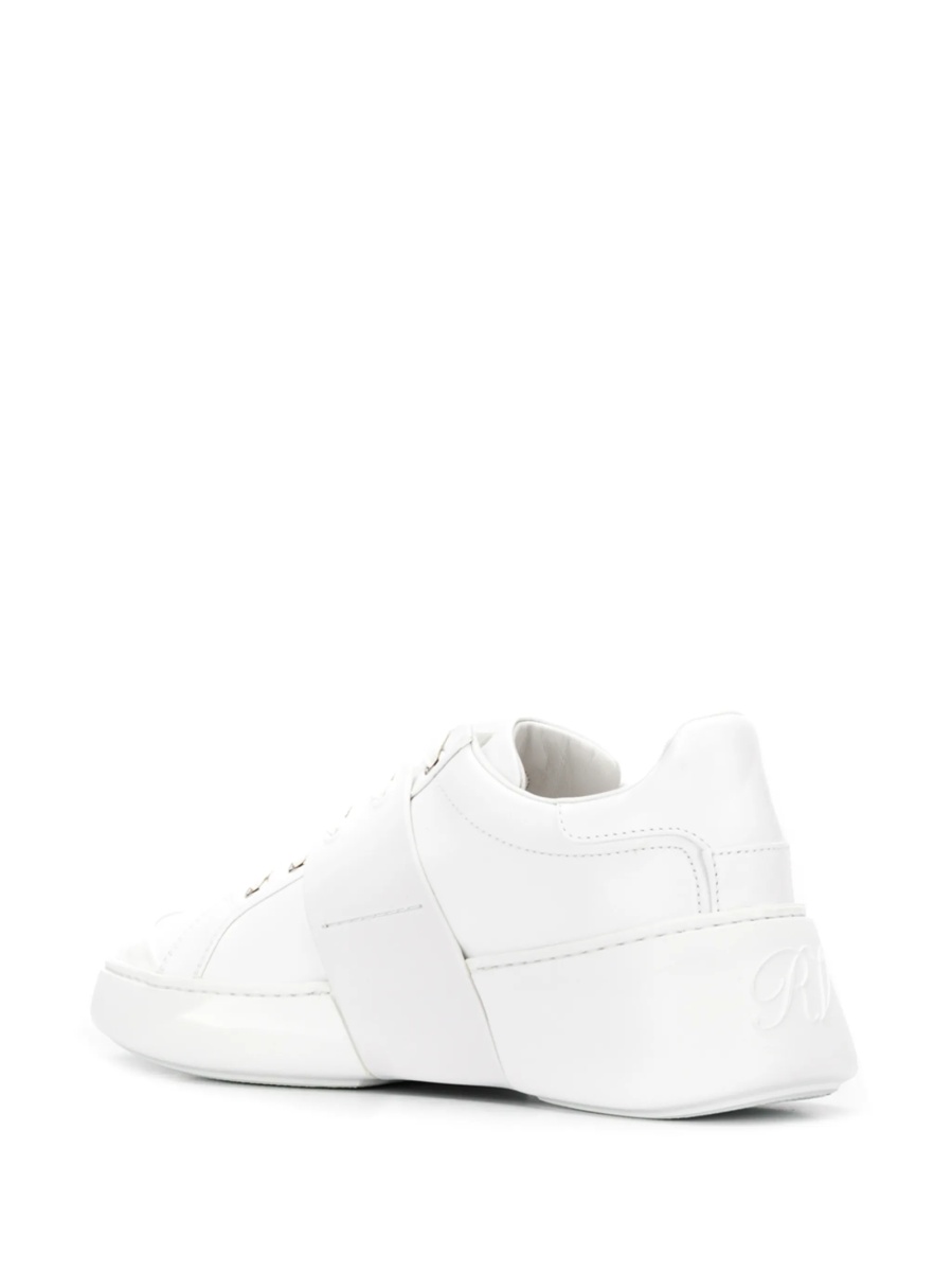 Sneakers Roger Vivier albi din piele - Img 3