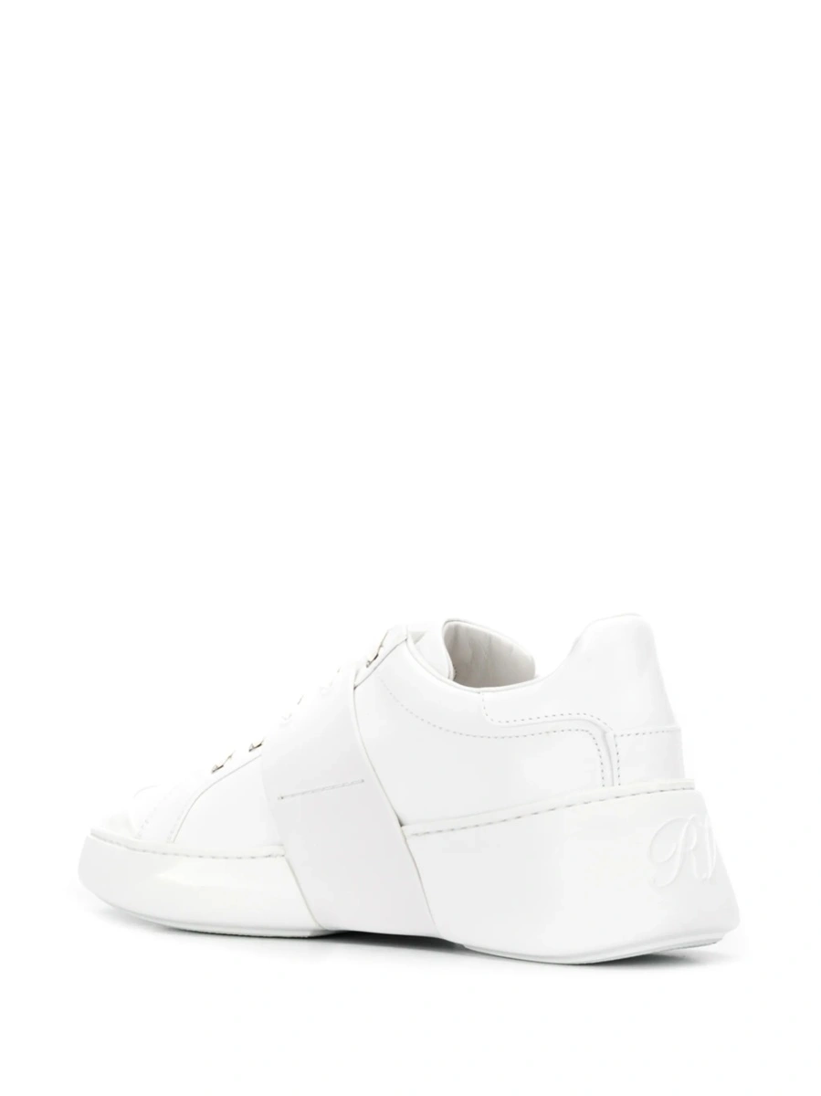 Sneakers Roger Vivier albi din piele - Img 3