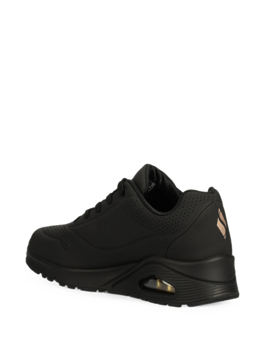 Sneakers SKECHERS negri din material textil si poliuretan - Img 5