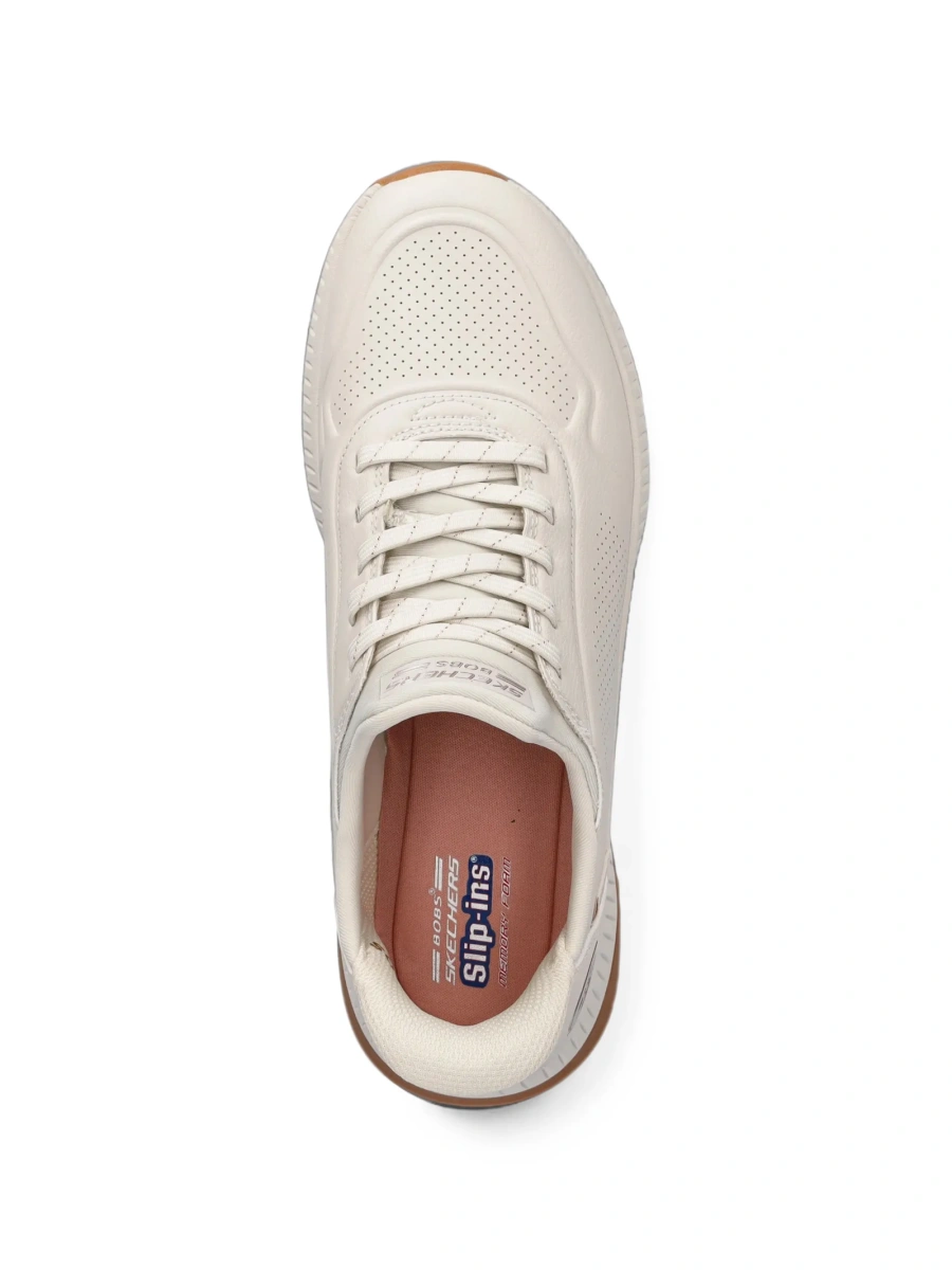 Sneakers SKECHERS neutri din piele eco - Img 3