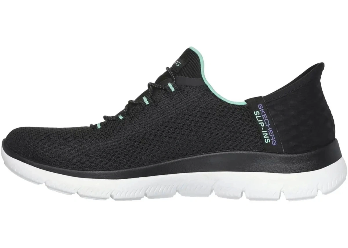Sneakers Slip-ins Summits - Diamond Dream Black/Turquoise - Img 3