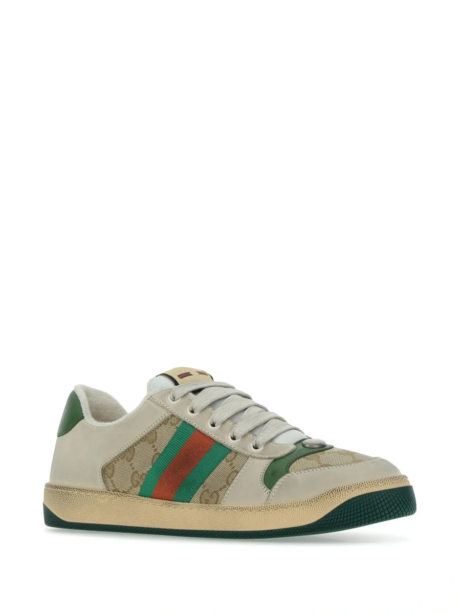 Sneakers Sneaker 'Screener' with Web Detail on the Side in GG Supreme Canvas and Multicolor Leather for Men - Img 5