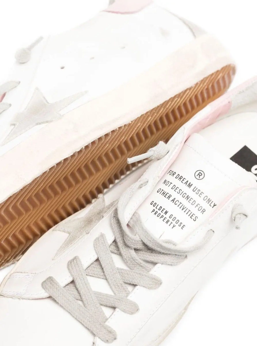Sneakers Sneaker 'Superstar' Low Top with Worn Effect in White Leather for Women - Img 2