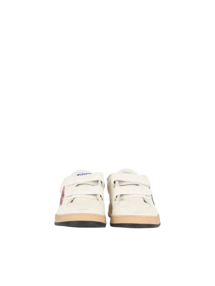 Sneakers SNEAKERS BALLSTAR STRAP NAPPA UPPER GLITTER STAR LAMINATED HEEL WHITE/BUBBLEGUM/LILAC - Img 3