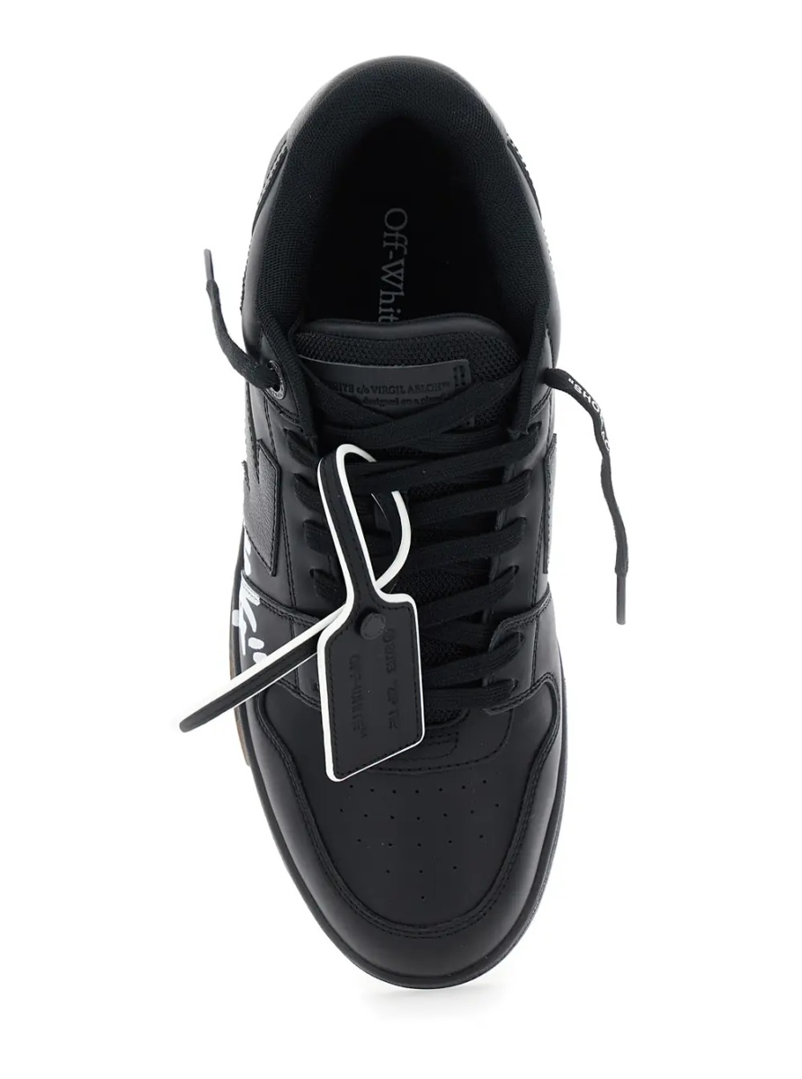 Sneakers Sneakers 'Out Of Office' with Arrow Patch in Black Leather Men - Img 4
