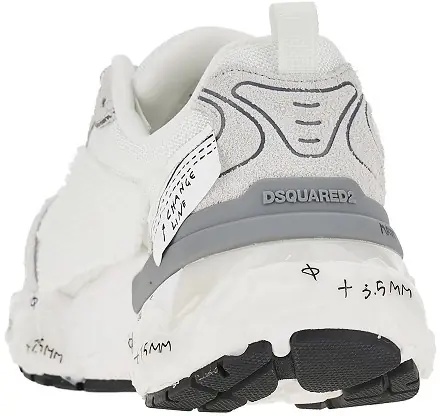 Sneakers Suede leather and mesh 'Faster' sneakers - Img 3