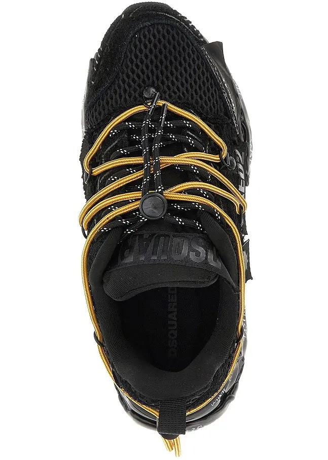 Sneakers Suede leather and mesh 'Faster' sneakers - Img 4