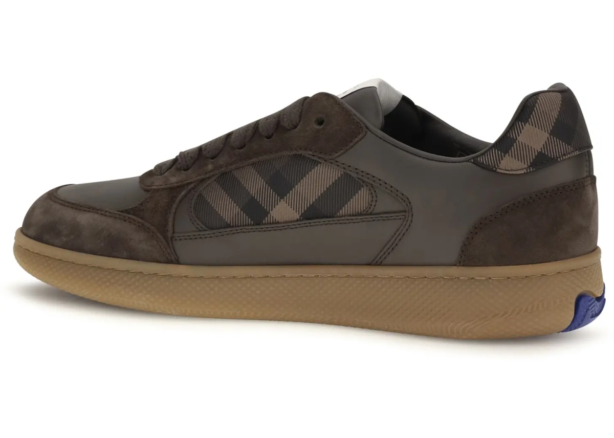 Sneakers Terrace Check leather and suede Sneakers - Img 3