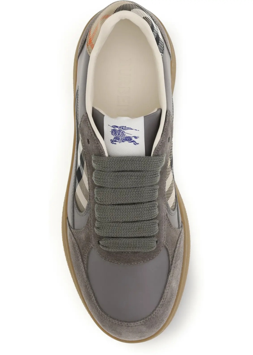 Sneakers Terrace leather and Check Sneakers - Img 4