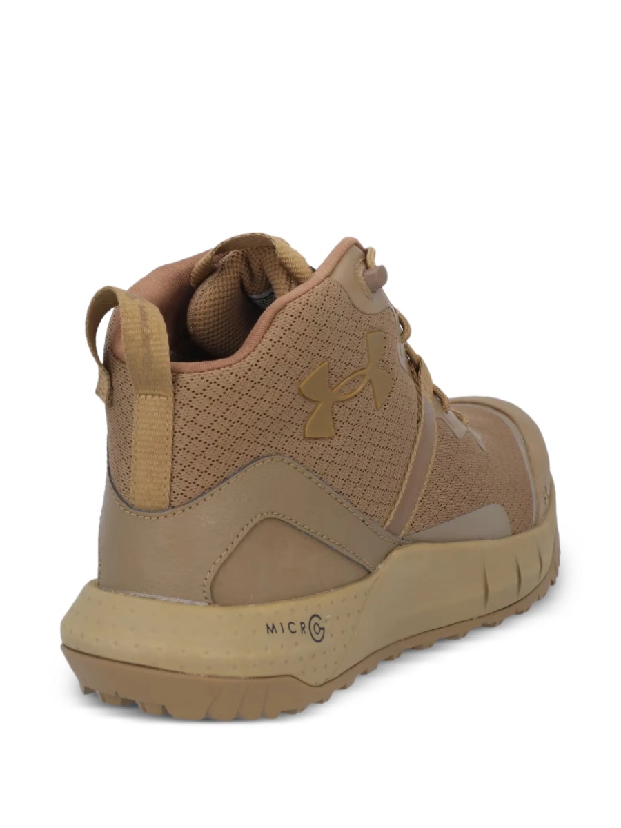 Sneakers Under Armour neutri din material textil si piele - Img 3