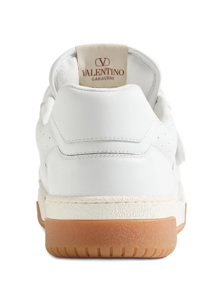 Sneakers Valentino Garavani albi din piele - Img 3