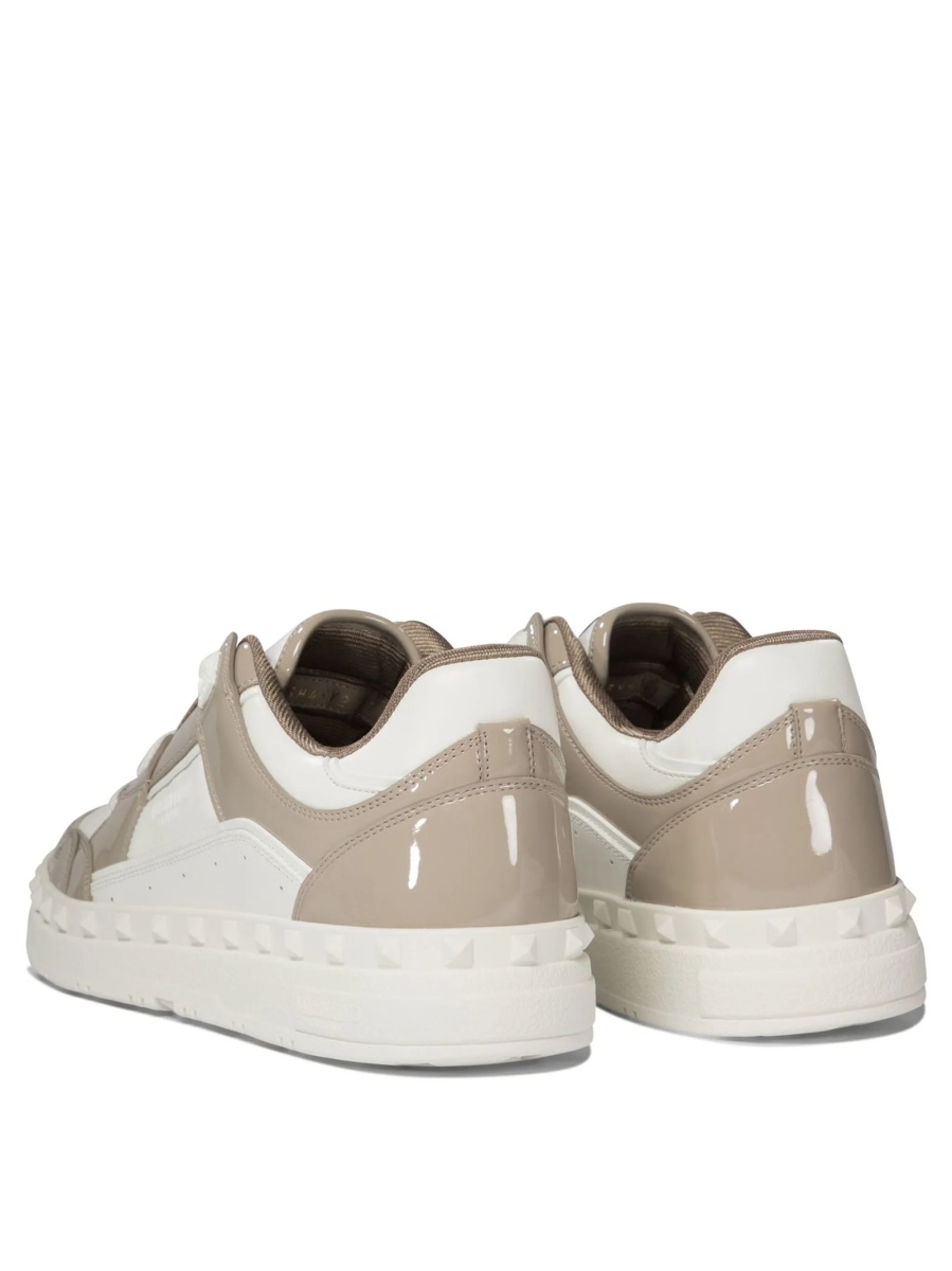 Sneakers Valentino Garavani Rockstud gri din poliuretan si polyester - Img 4