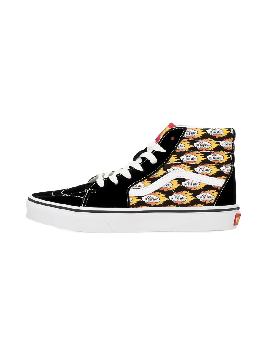 Sneakers Vans negri din material textil - Img 5