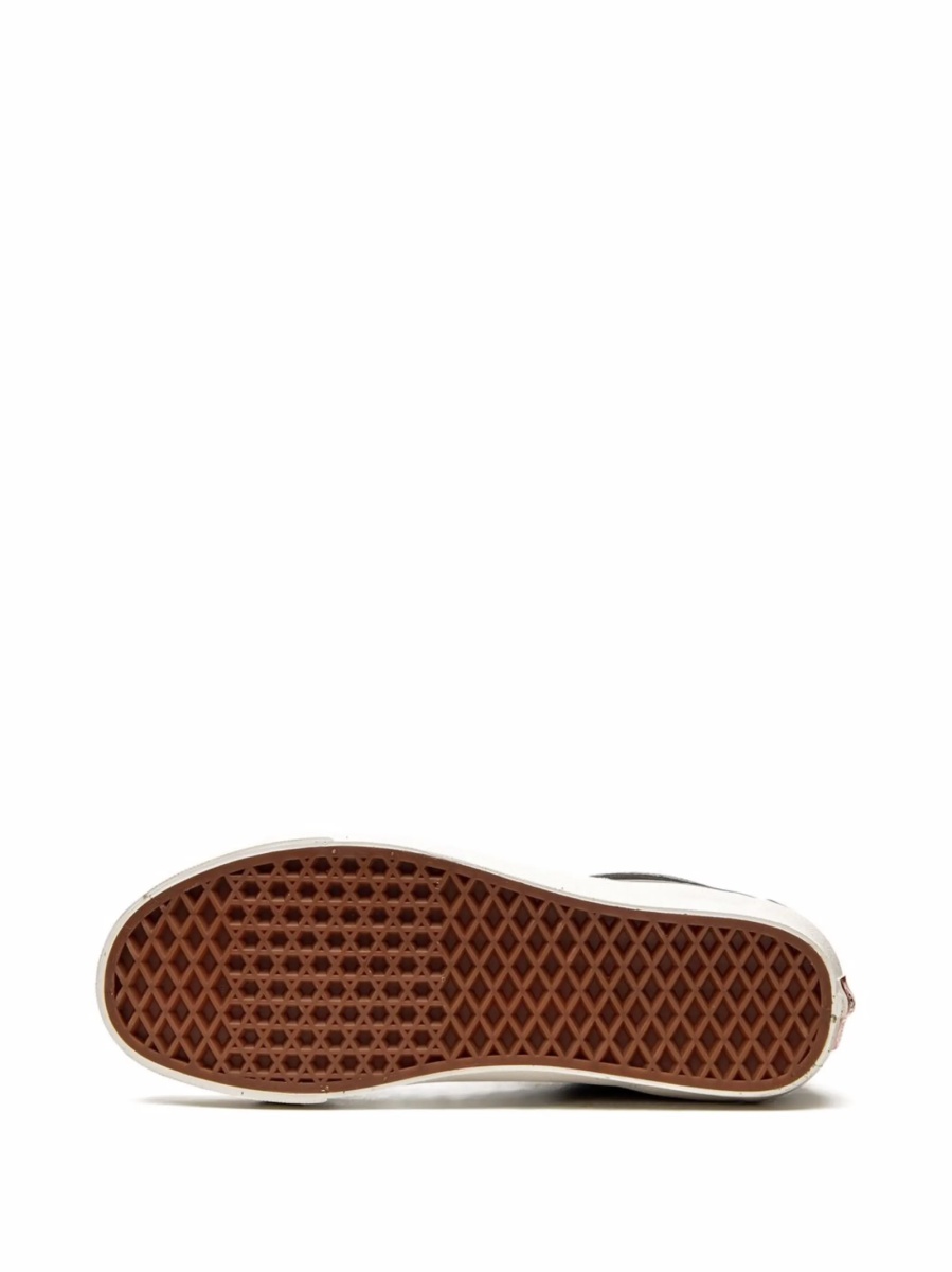 Sneakers Vans Sk8-Hi negri din material textil - Img 4