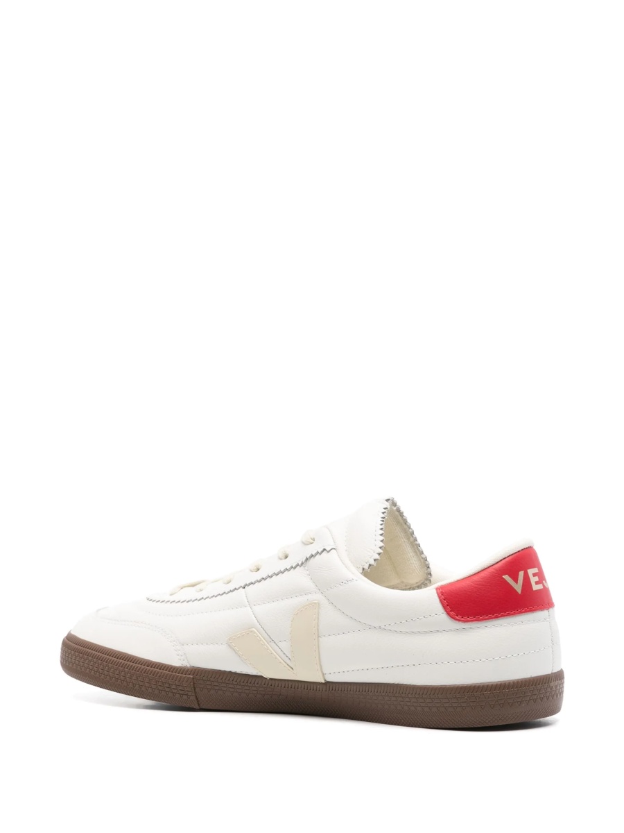 Sneakers VEJA albi din piele - Img 3