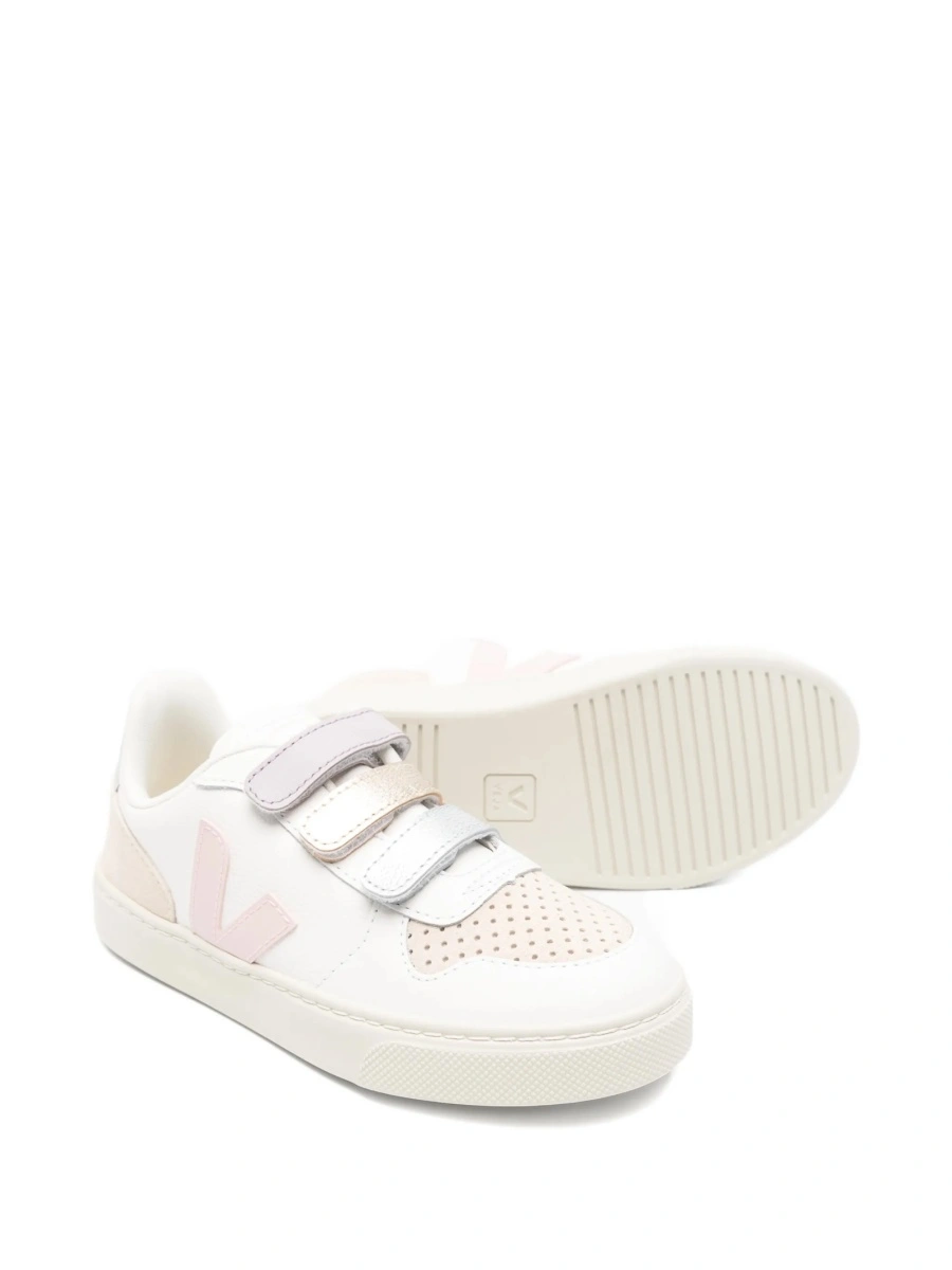 Sneakers VEJA albi din piele - Img 2