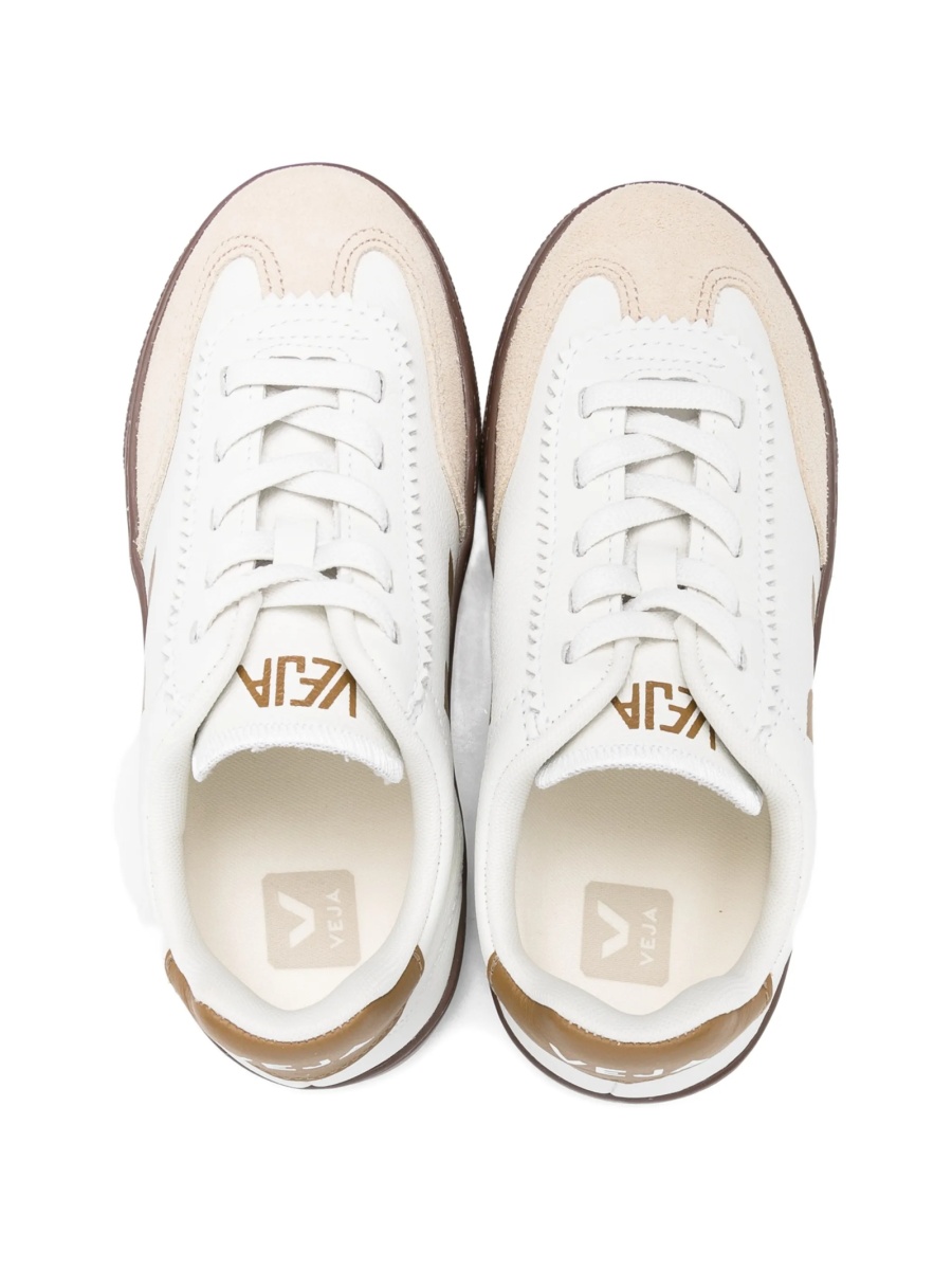 Sneakers VEJA neutri din piele intoarsa si piele - Img 3