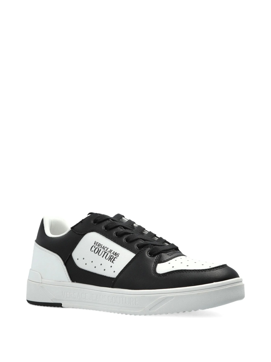 Sneakers Versace Jeans Couture albi din poliuretan - Img 2