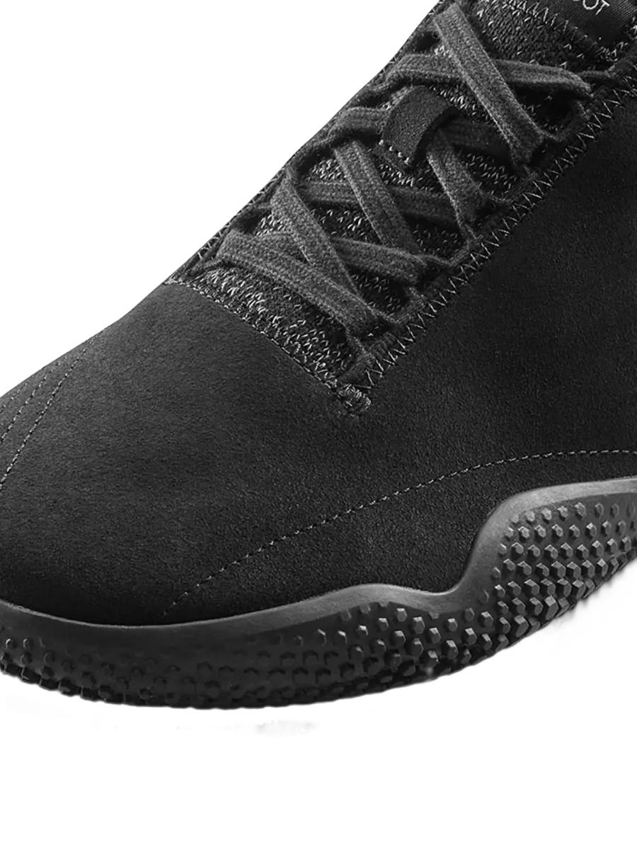 Sneakers Vivobarefoot negri din piele intoarsa - Img 5