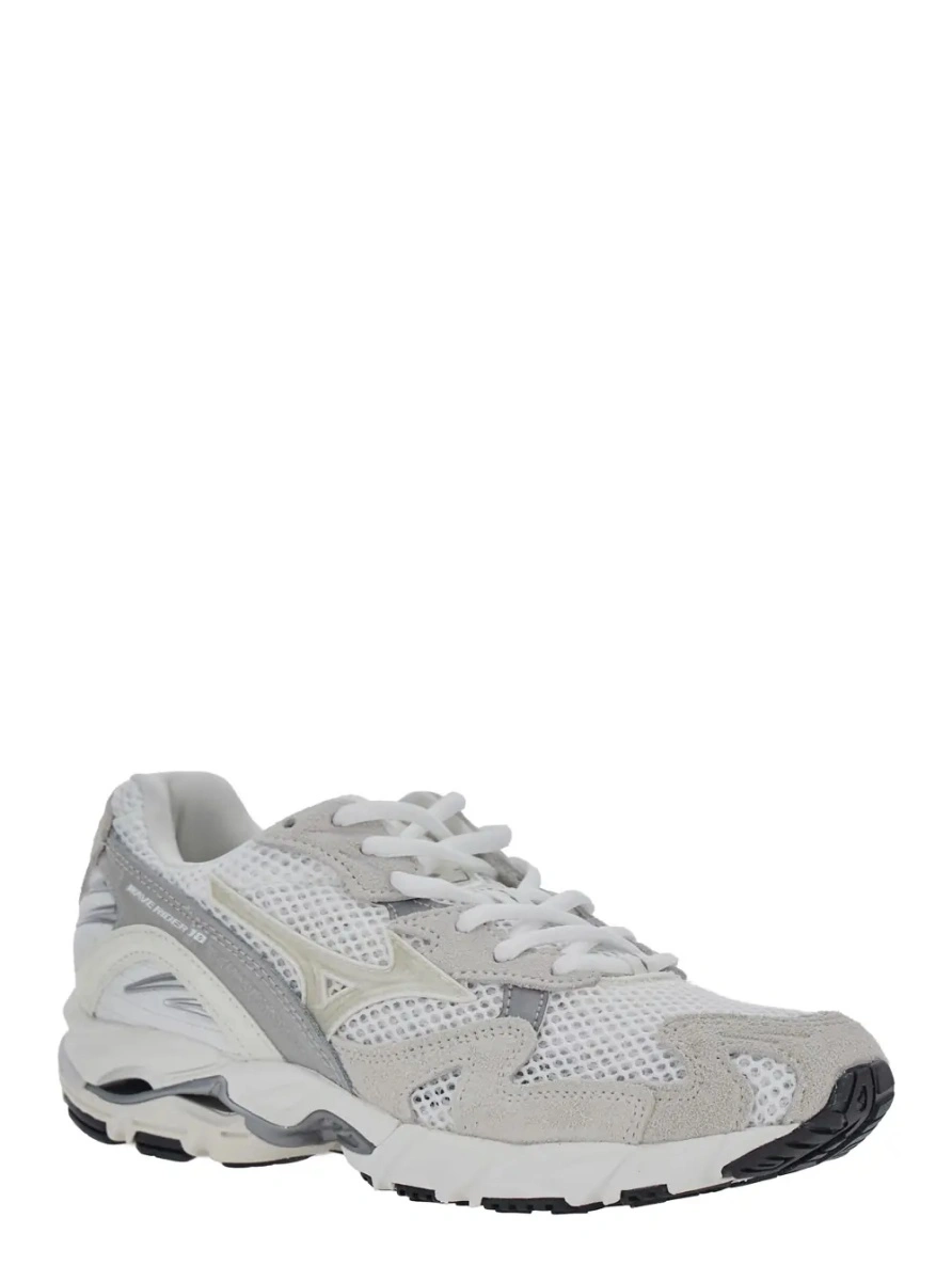 Sneakers 'WAVE RIDER' White Sneaker with side logo and suede inserts in Tech Fabric unisex - Img 2