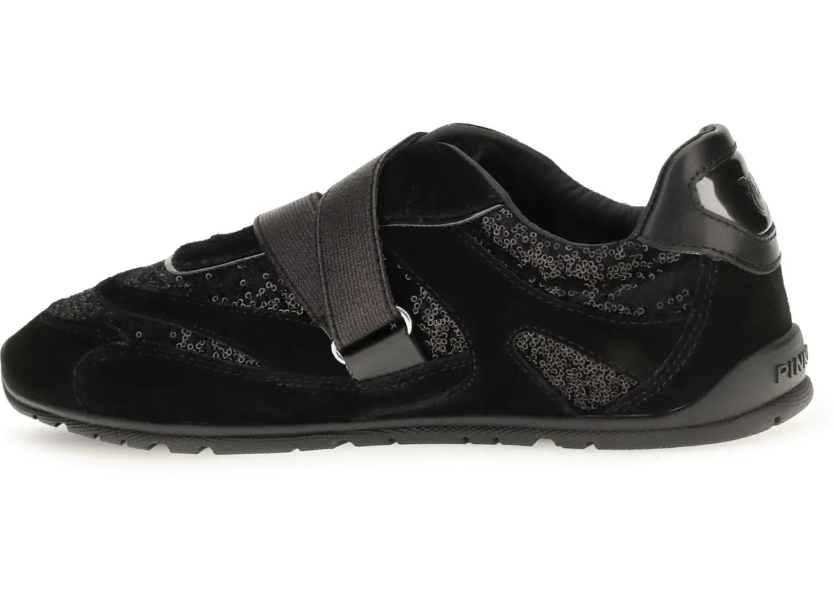 Sneakers Yulia suede Sneakers with sequins - Img 3