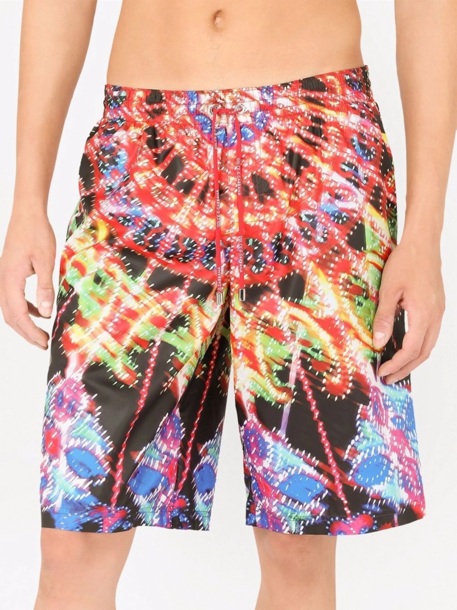 Sort de baie Dolce &amp; Gabbana negru din polyester - Img 4