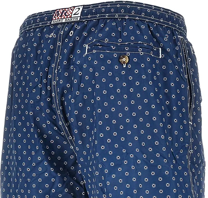 Sorturi Mini Life Saver printed swim shorts - Img 4