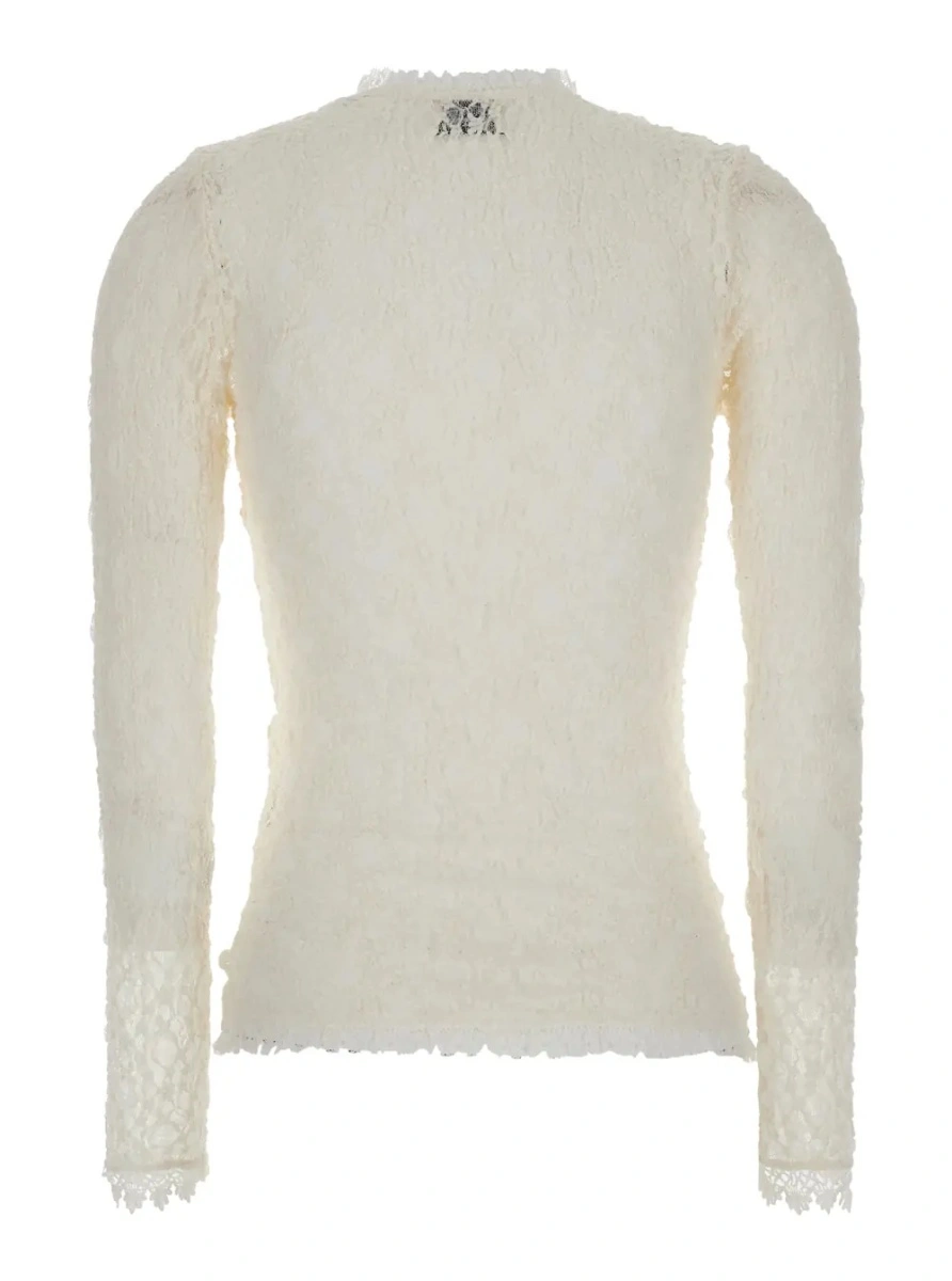 Top Isabel Marant alb din bumbac 'Brany' - Img 2