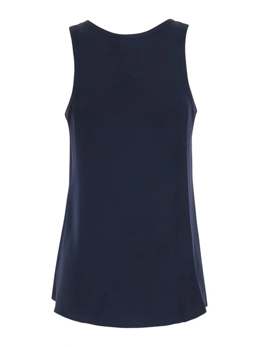 Top Max Mara albastru din matase - Img 2