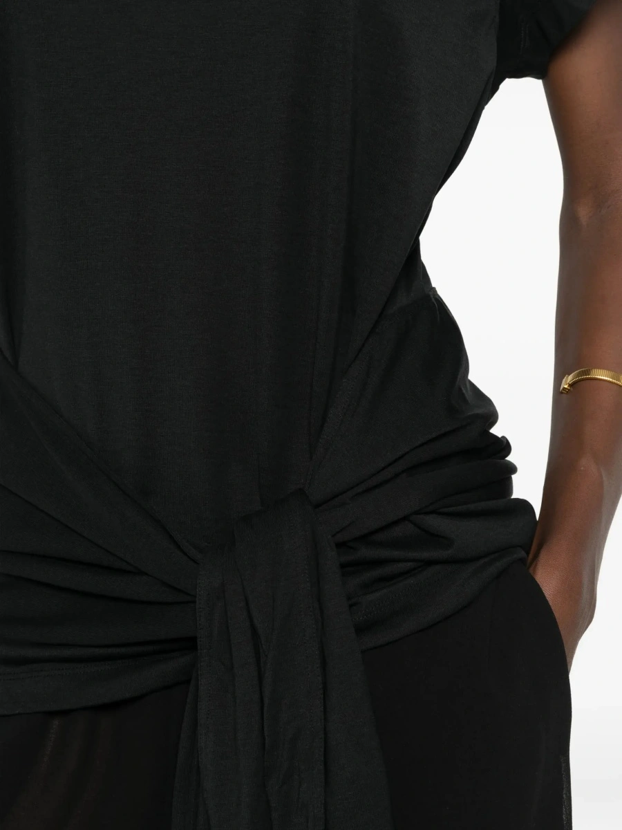 Top TOTEME negru din bumbac - Img 7