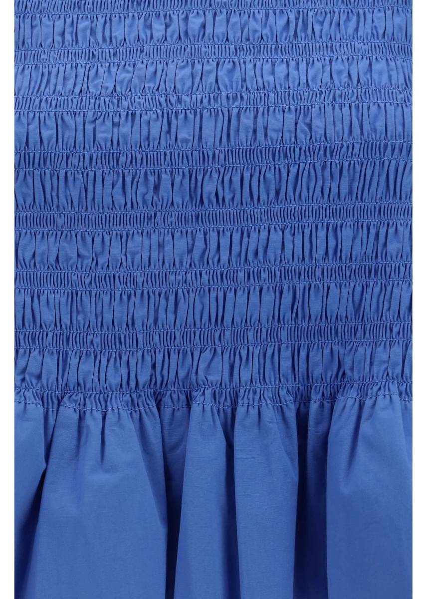 Topuri Ruched cotton Top with side bows - Img 3