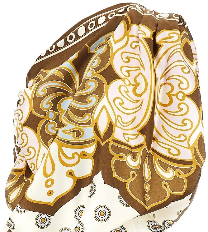 Topuri Silk 'Full-On' Foulard Top - Img 2