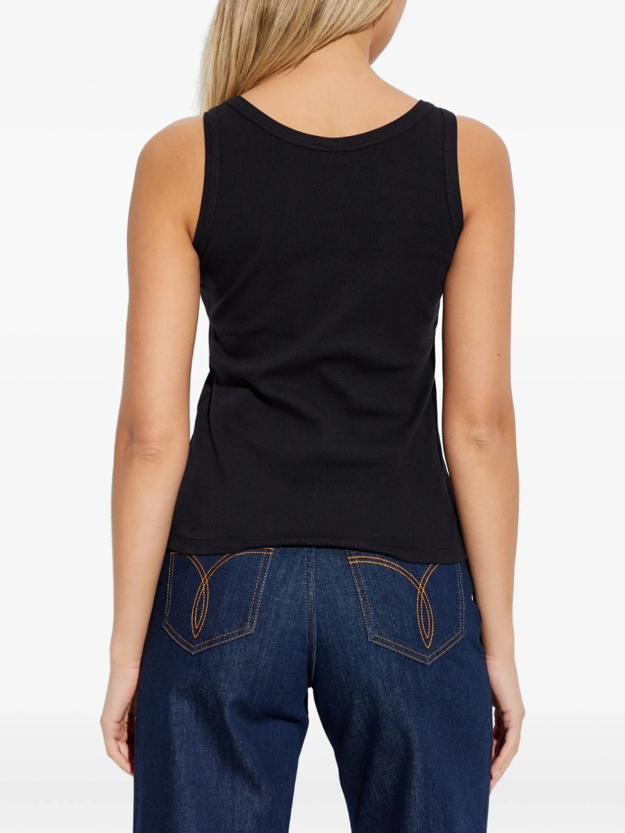 Topuri Tank Top in cotton rib stretch - Img 4