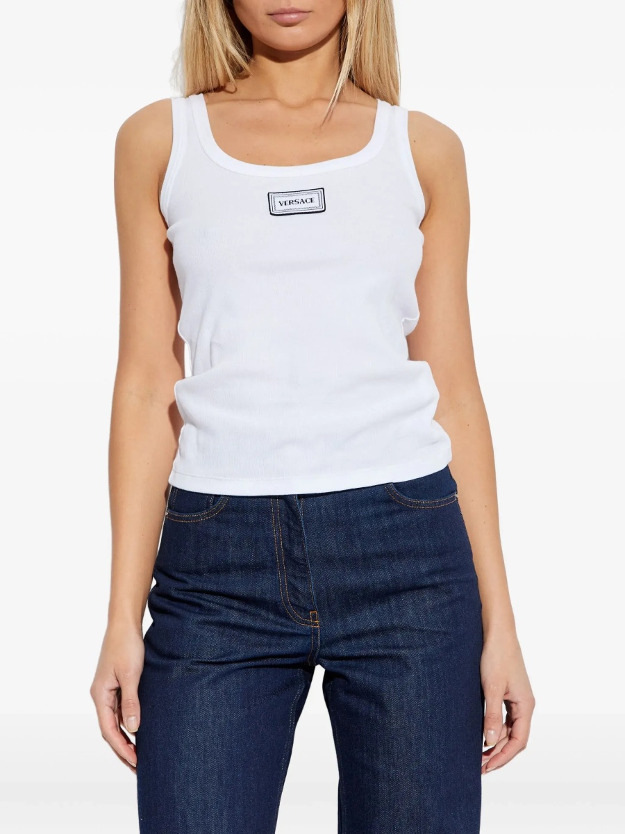 Topuri Tank Top in cotton rib stretch - Img 3