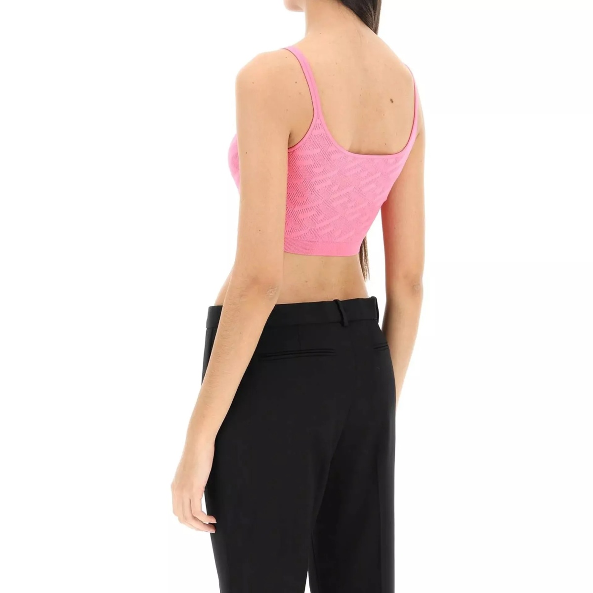 Topuri VERSACE La Greca Cropped Top - Img 2