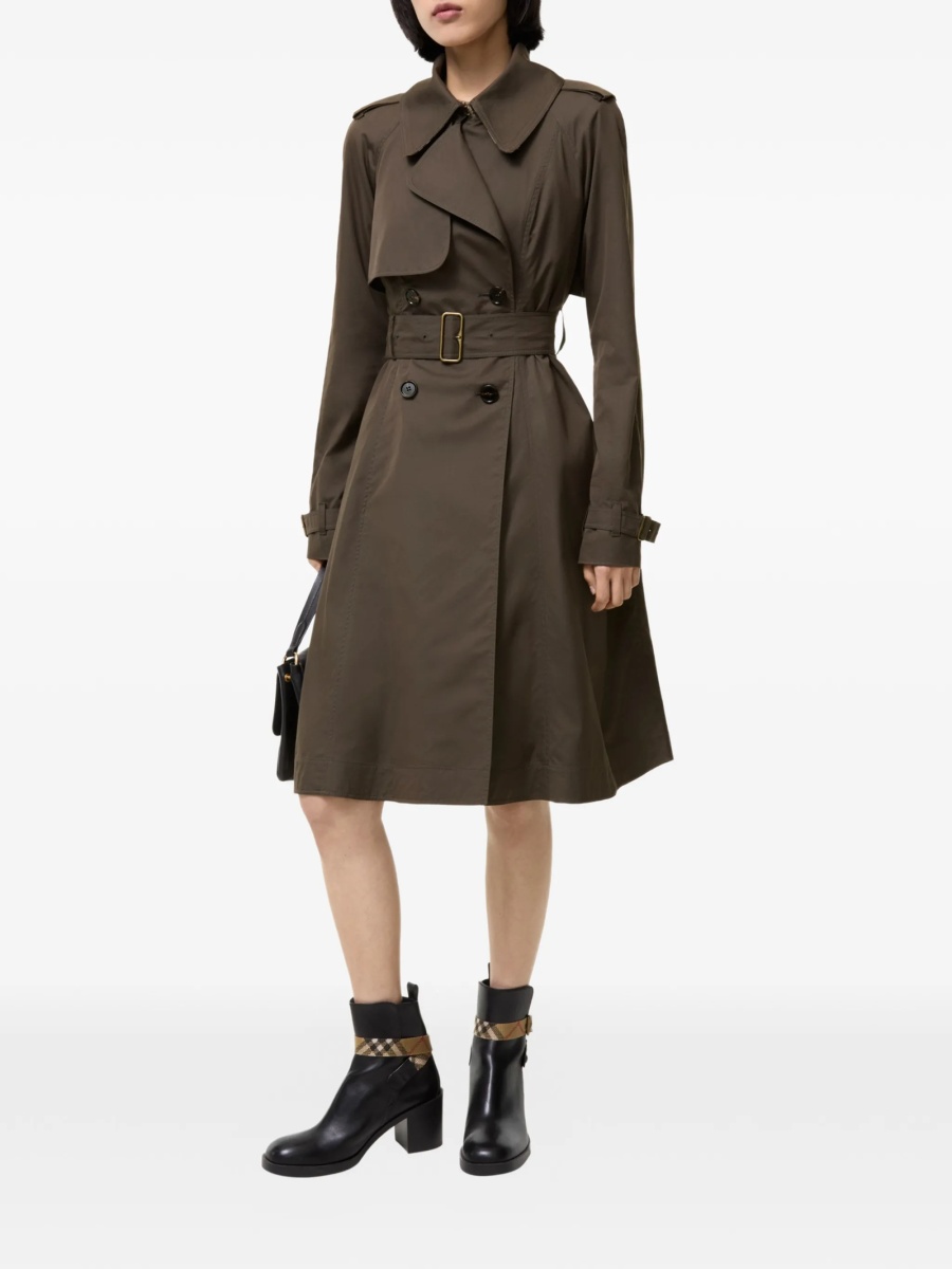 Trenci Burberry maro din bumbac - Img 4
