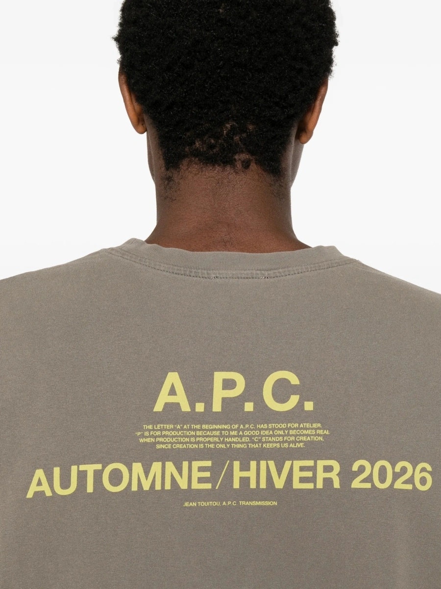 Tricou A.P.C. gri - Img 5