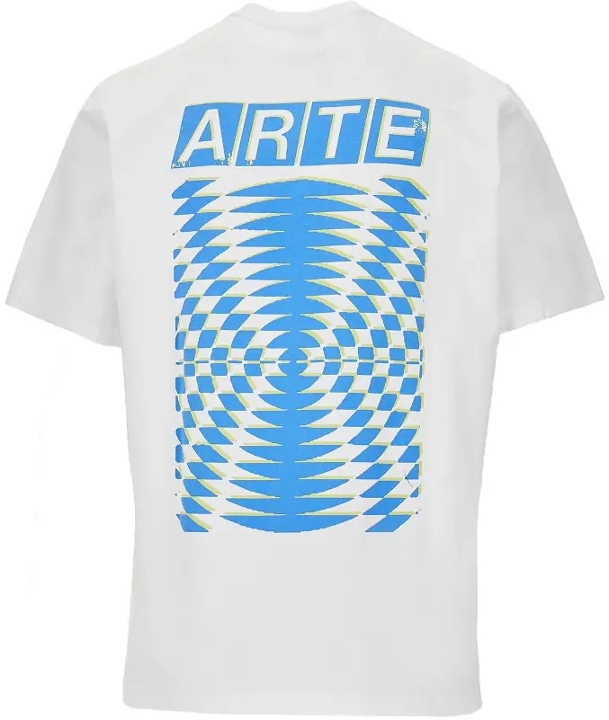 Tricou 'Abstract' print T-shirt - Img 3