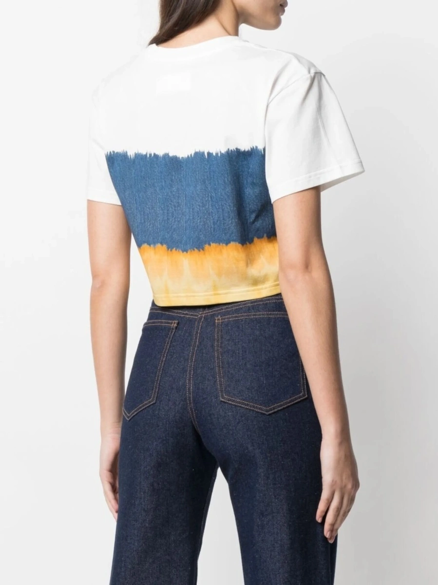 Tricou Alberta Ferretti albastru - Img 4