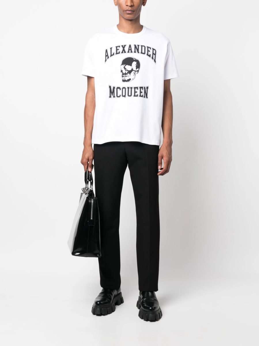 Tricou Alexander McQueen alb - Img 6