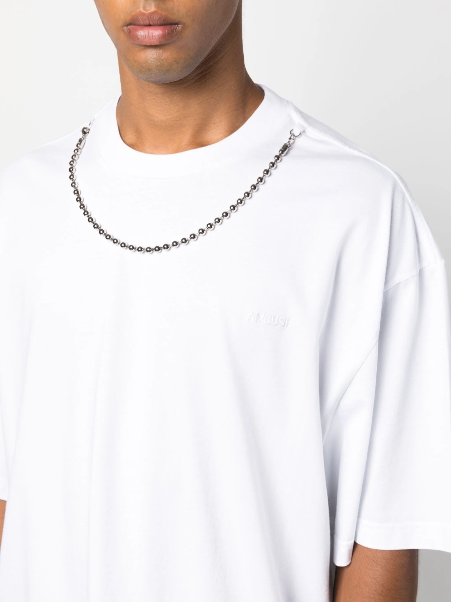 Tricou AMBUSH alb - Img 5