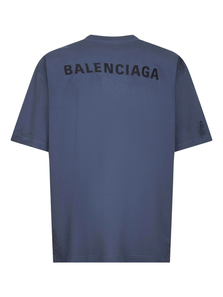 Tricou Balenciaga albastru - Img 2