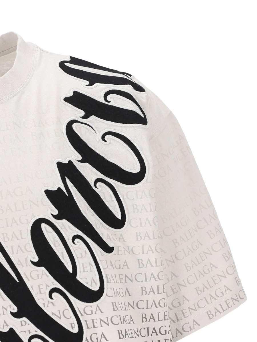Tricou Balenciaga alb - Img 4
