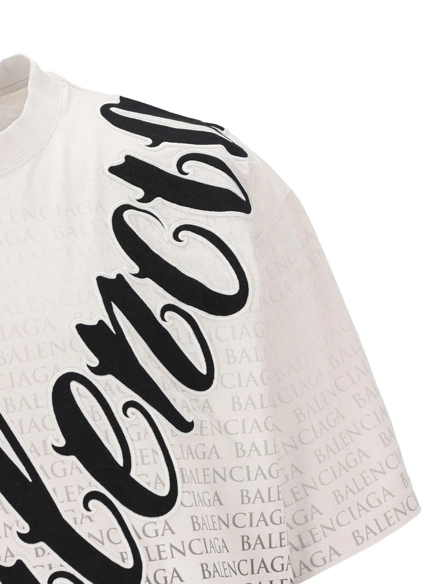 Tricou Balenciaga alb - Img 4