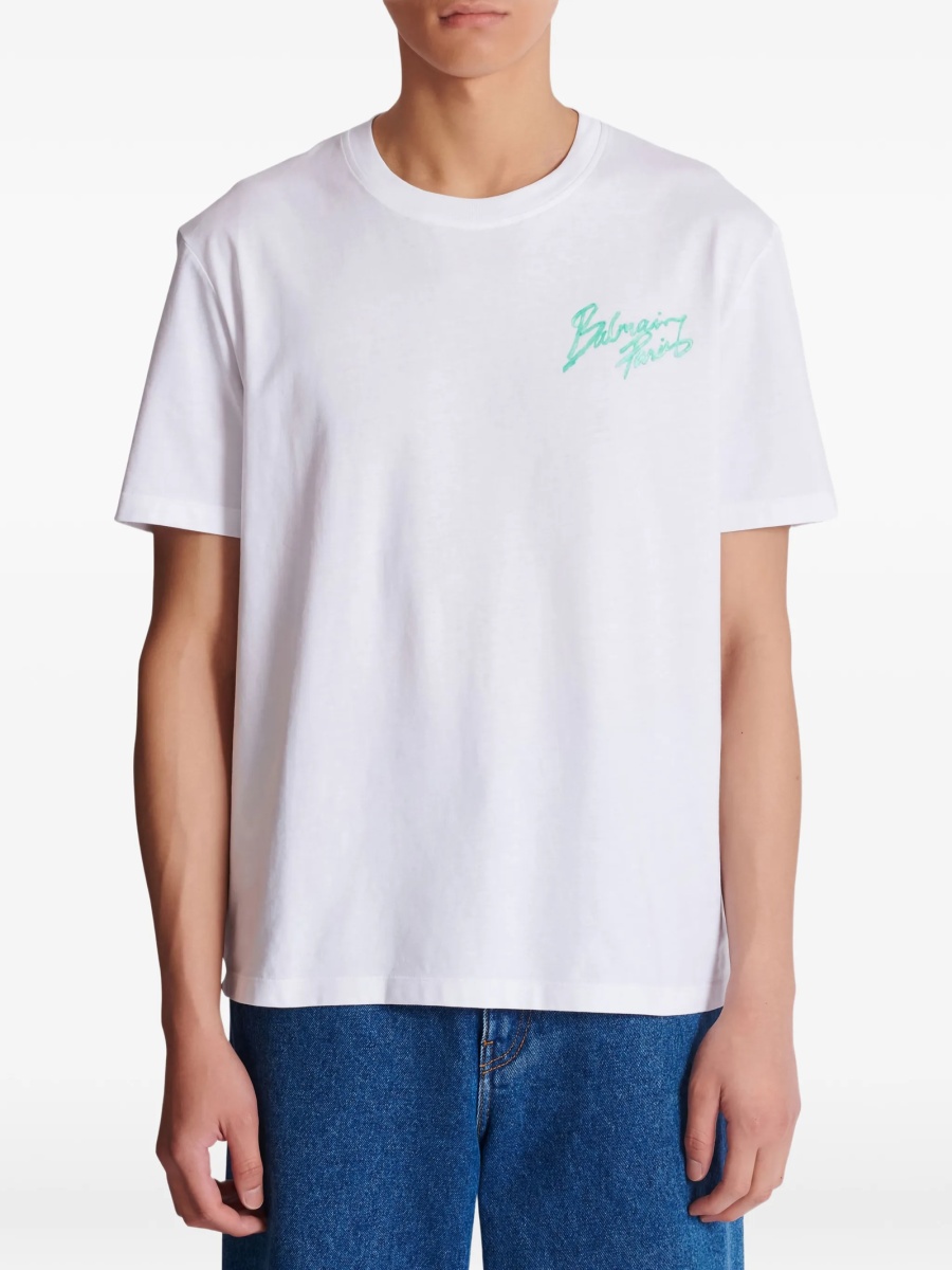 Tricou Balmain alb - Img 5