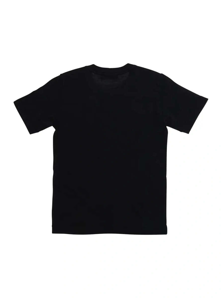 Tricou Black T-Shirt L1S162100002S0047V0029 with Logo on the Front in Cotton for Men - Img 2